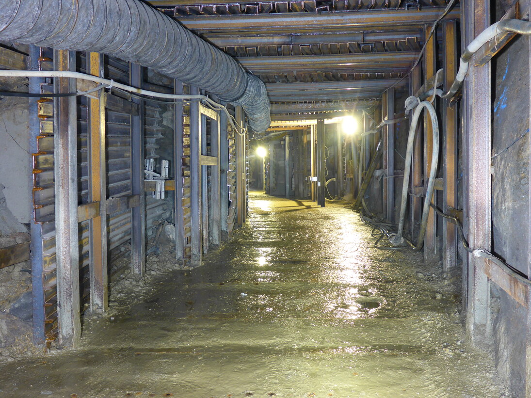 Streckenaufwältigung im Grubengebäude Frohnau-Malwine (Stadt Annaberg-Buchholz) 